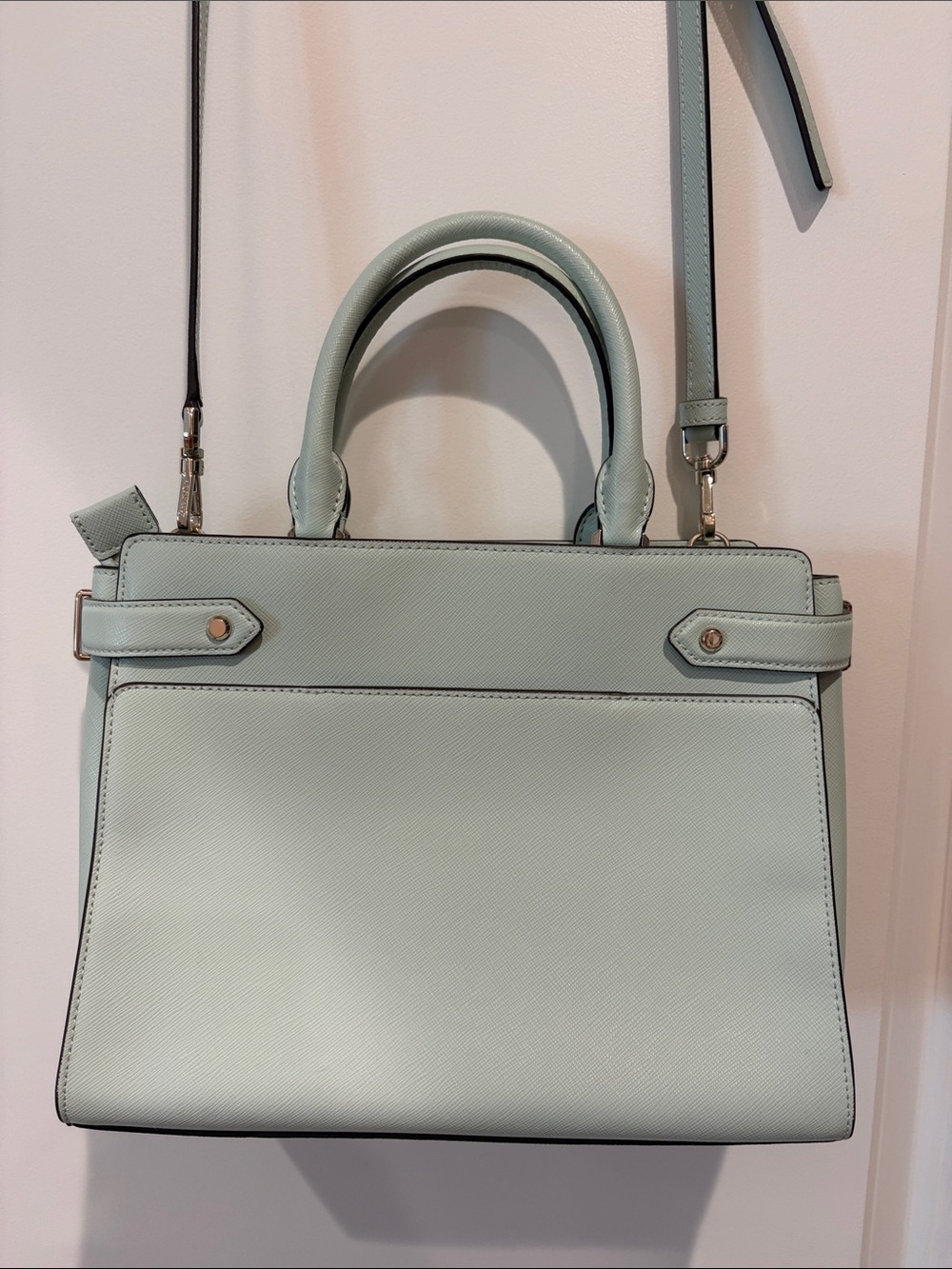 Kate Spade Staci Mint Green Purse with removable strap - Picture 3 of 15